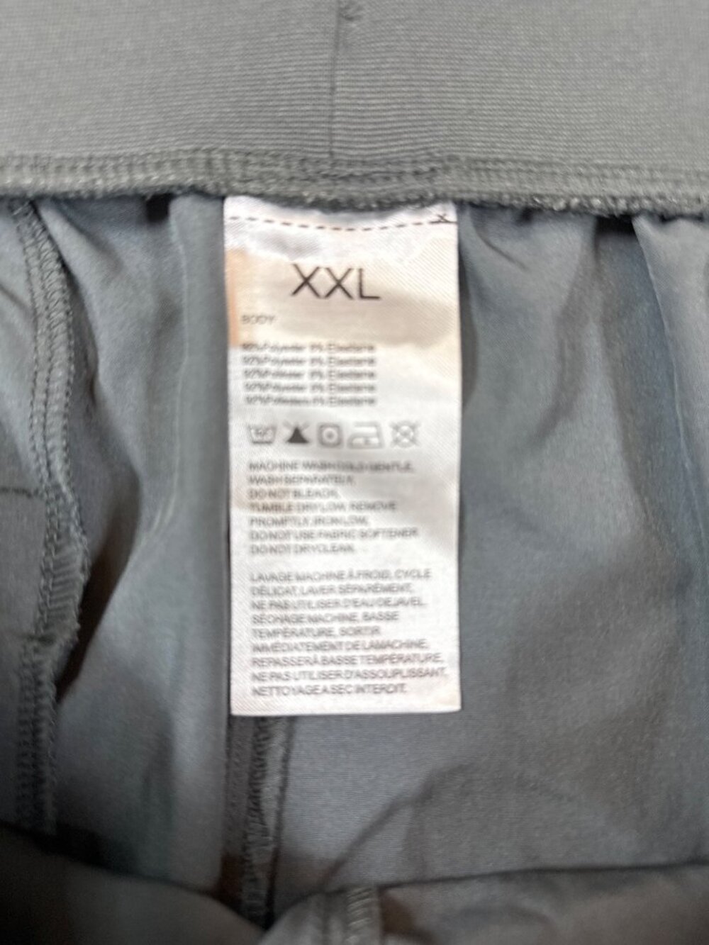 Libin Cargo Jogger Pants womens XXL Gray Elastic Waist Lightweight (K621) - Picture 10 of 10